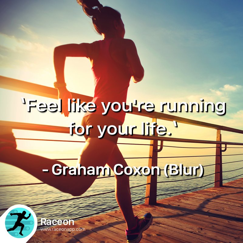 Raceonapp's tweet photo. Running For Your Life... #TuesdayMotivation #Blur https://t.co/R4HdA2tl33
