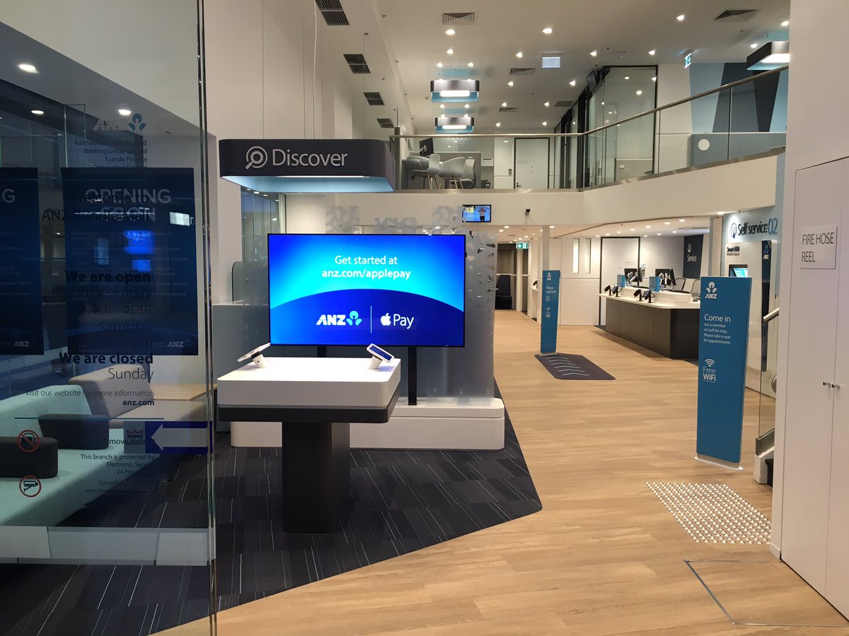 damienprettejo1's tweet photo. #Welcome to @ANZ_AU #Rundlemall #Adelaide newest #digital banking experience. Opens 26/10. @claudepiscione1 @michaelwake0 @paul_presland https://t.co/cxgZTkOYCh