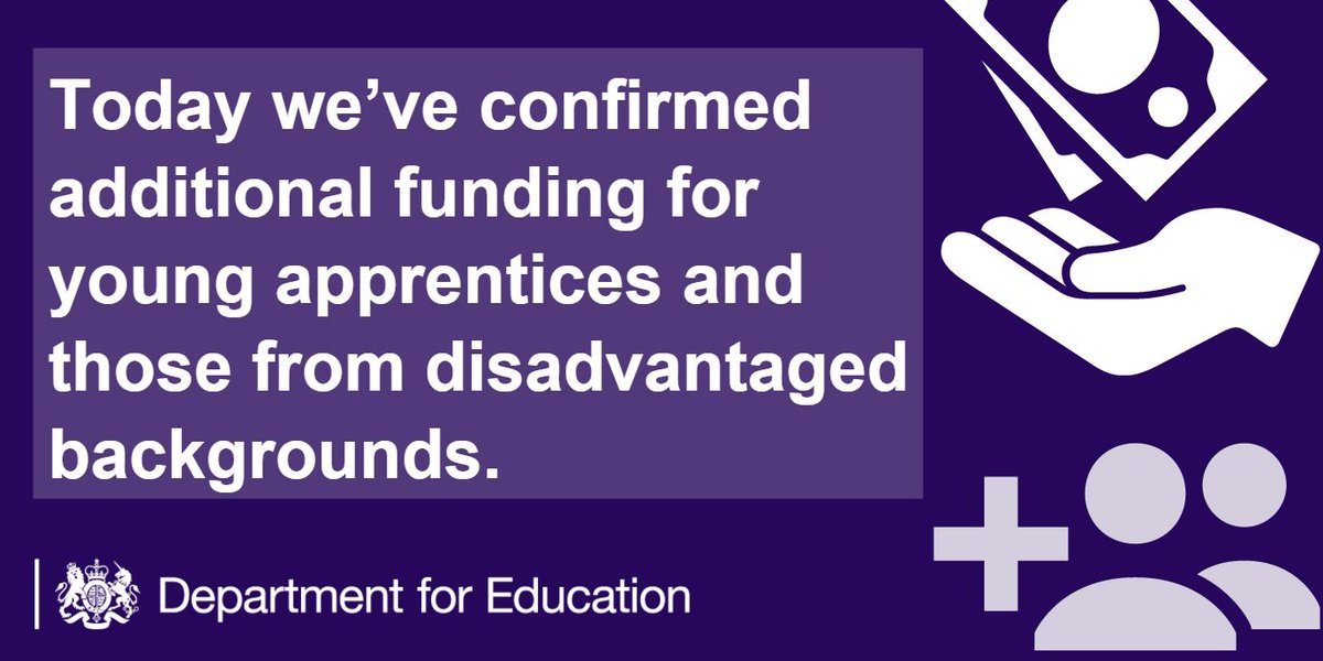educationgovuk's tweet photo. Our apprenticeship levy will give everyone a step on the ladder of opportunity, regardless of their background: https://t.co/YhGdtN6fz4 https://t.co/8PphbSZqyU
