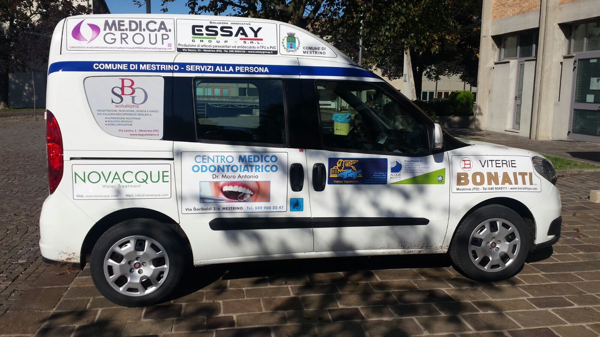 essaygroup's tweet photo. #essaygroup per il #sociale
Furgoncino a servizio della comunità di #Mestrino per agevolare chi ne ha bisogno.
https://t.co/MLPnjIBhdt https://t.co/FXjXLBd8aG