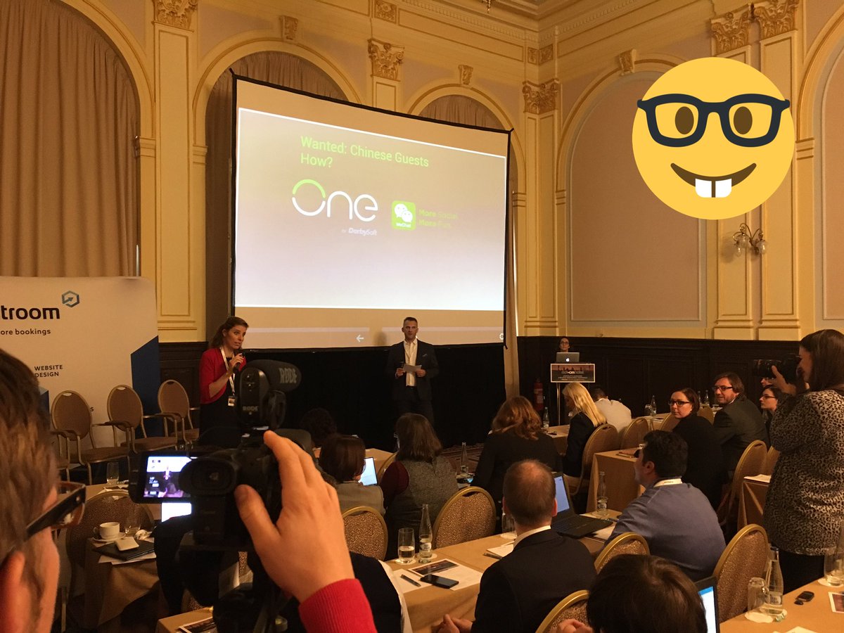 opensmjle's tweet photo. Rosa @derbysoft bringing together #Prague & Chinese travelers via #WeChat #dotcomhotel #onebyderbysoft https://t.co/9lJRTZ6nsp