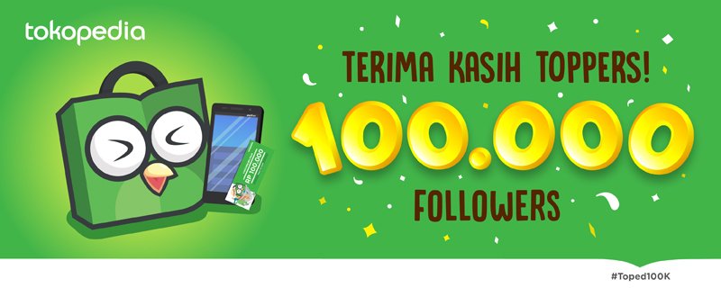 tokopedia's tweet photo. Data2 km ditunggu sampai 3 hari setelah pengumuman ini ya Toppers, sekali lg selamat ya dan terima kasih Toppers atas pencapaian #Toped100K https://t.co/LYJZZV9k6i