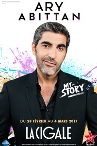 Mise en vente : Ary Abittan à la Cigale du 28 février 2017 au 4 mars 2017 - Réservez vos places bit.ly/2eGK9nd #cigale #AryAbittan