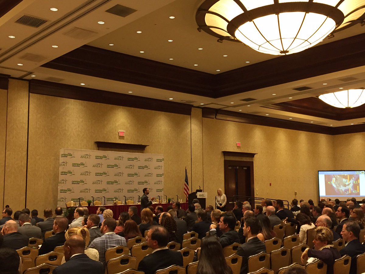 energyZayas's tweet photo. Excited to share the @energy-@Interior #offshorewindstrategy with a great @AWEA Offshore WINDPOWER audience! https://t.co/06DcmoEskC
