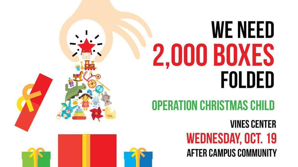 LUShoeboxBlitz's tweet photo. PRAYER GROUPS: We need your help! Coordinate with your prayer leader and make it a prayer group event! https://t.co/fKcHRWObrn