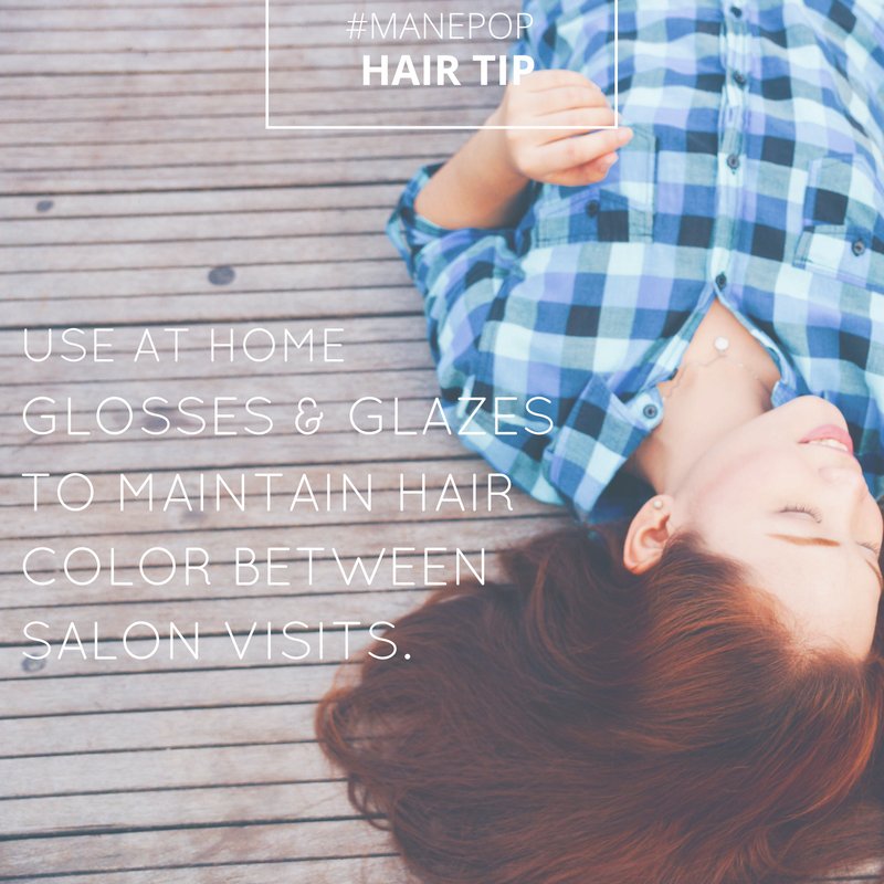 soniaDYH's tweet photo. At home glosses and glazes are a great way to maintain your #haircolor from visit to visit.  #HairTips https://t.co/OTdI6JIJZv