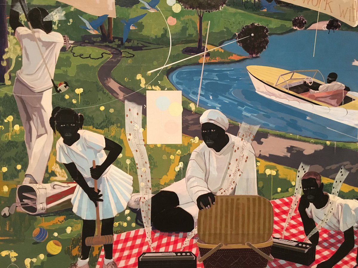 metmuseum's tweet image. See #KerryJamesMarshall before the Museum opens during #MetMembers Morning Hours, November 4 and 5. Join today: met.org/2e5zkgX