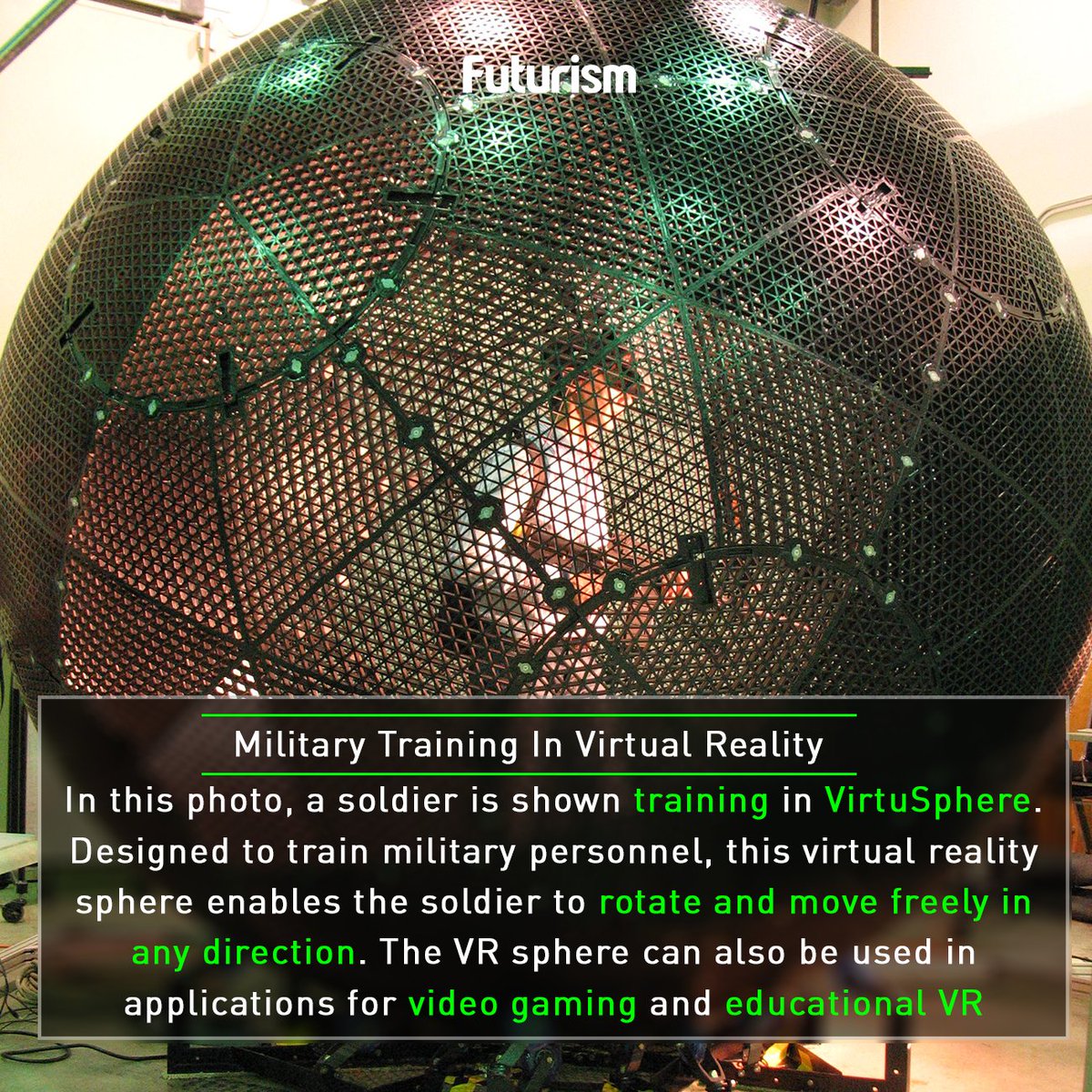 futurism's tweet photo. #TrainingInVR https://t.co/XXqIvKfCcW