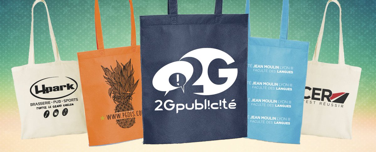 Communiquez avec le produit du moment !
En coton ou non tissé le Tote bag est le produit de communication par excellence.