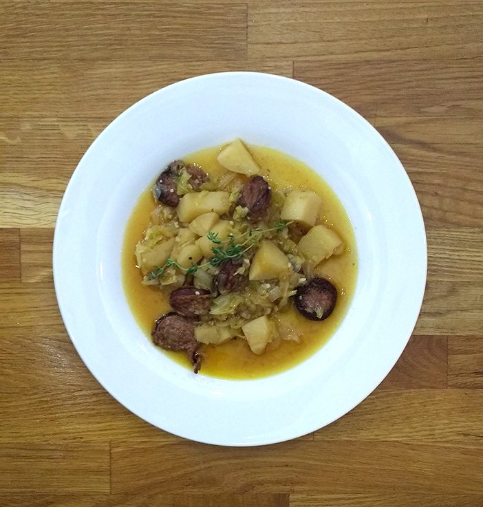 Oktoberfest Stew. Dinner is served: bit.ly/2eNu3qu #drinkingvinegar #culinaryvinegar #detroitfigleaf #getinmybelly #crazyforstews