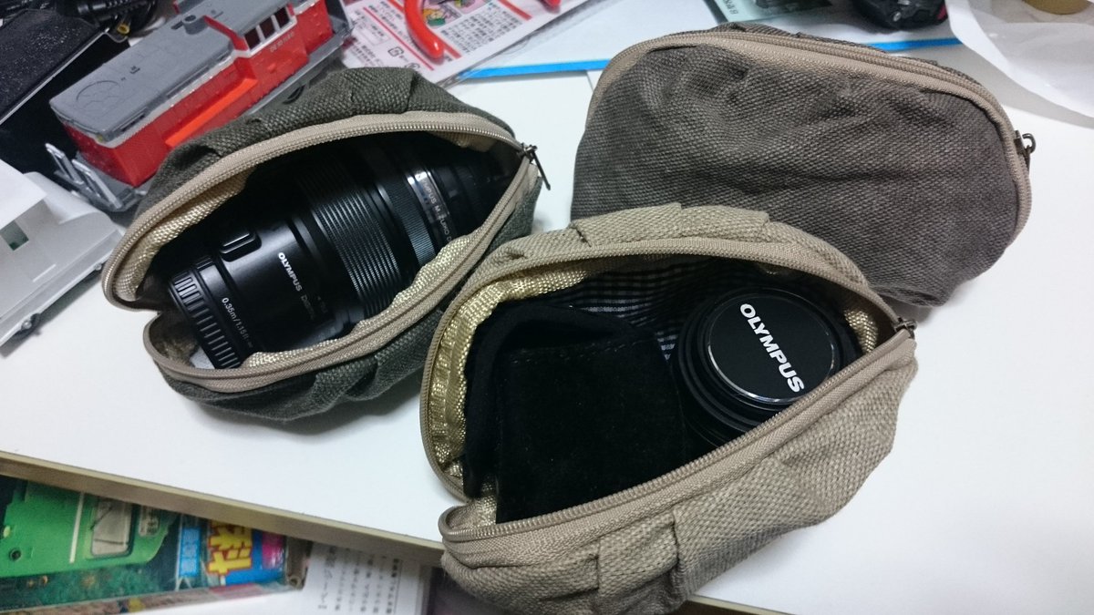 空転 على تويتر 100均で適当なポーチを見繕ったら 思いの外ミラーレスのレンズにぴったりだった