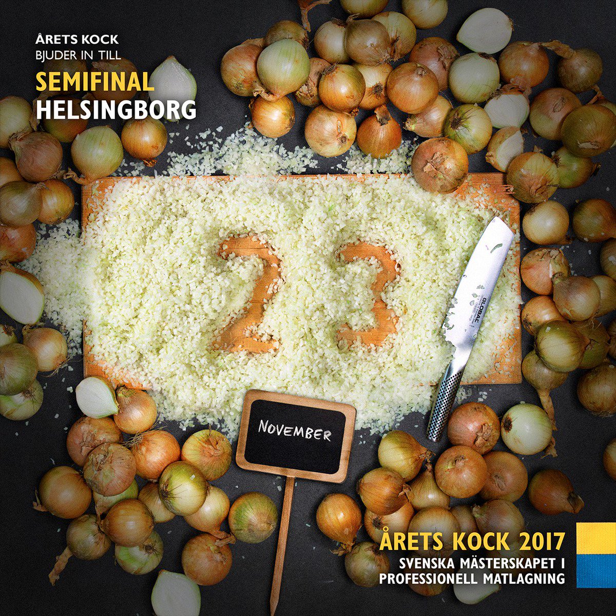 Semifinalen av Årets Kock 2017 i Helsingborg är öppen för hela restaurangbranschen och nu kan du anmälan dig på aretskock.se!