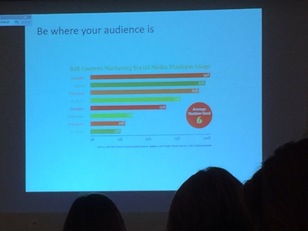 nancyyee's tweet photo. Social media be where your audience is #besmps https://t.co/waLzJE4shD