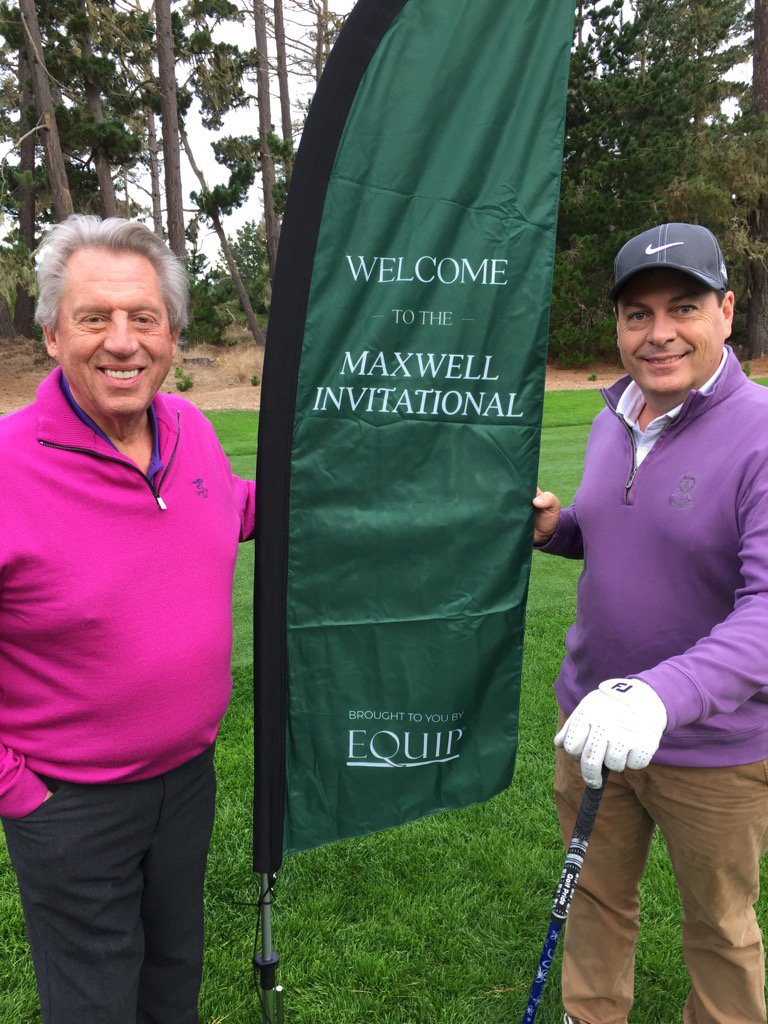 dougmcarter's tweet photo. @JohnCMaxwell &amp; @Chris_Hodges at Spyglass Course on first day of @EQUIPLeaders #LO2016 at Pebble Beach. https://t.co/alAut94ont