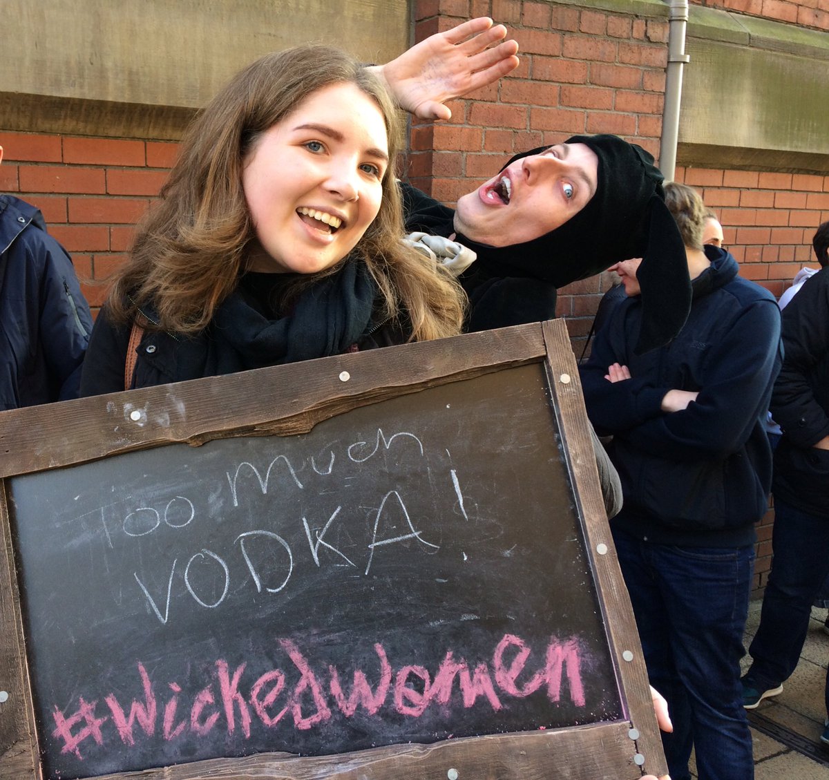 YorkDungeon's tweet photo. Oh dear, looks like #BlackJester has found common ground with the #wickedwomen of York https://t.co/le3byfQh7s