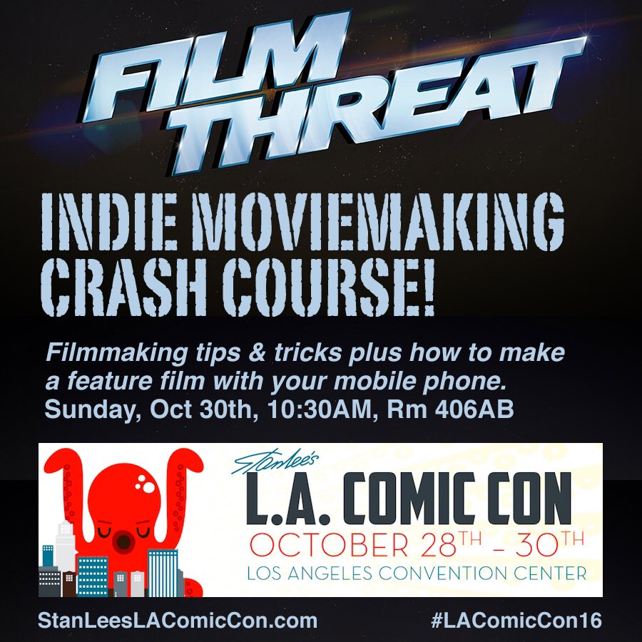 dvduesday's tweet image. See @ThatChrisGore @StanLeeComicCon on the #DVDuesday panel and 7 other panels Oct 28-30. #LAComicCon16 #Halloween 
stanleeslacomiccon.com/2016-programmi…