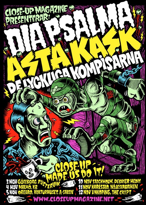 closeupmagazine's tweet photo. Endast en handfull extrabiljetter kvar till Dia Psalma, Asta Kask och DLK på Debaser Medis 10 November! 
https://t.co/IpRxepCTQ8 https://t.co/R73R2utc0E