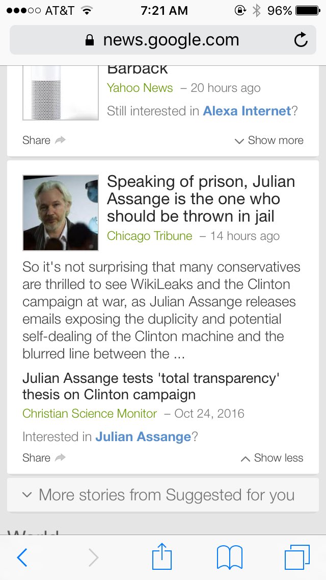 deplorabletruth's tweet photo. Speaking of Assange exposing corruption, the @chicagotribune is the one who should take a look at it instead of accepting corrupt money https://t.co/m0j2iyzPLz