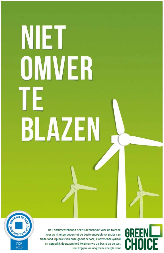 Niet omver te blazen! Twee jaar op rij de beste energieleverancier van Nederland! goo.gl/LbyQ40 / goo.gl/JkBAA4