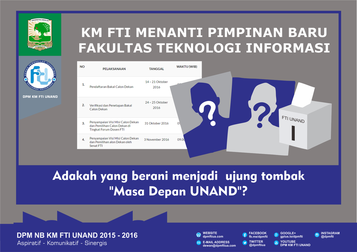 DPM KM FTI UNAND tweet media