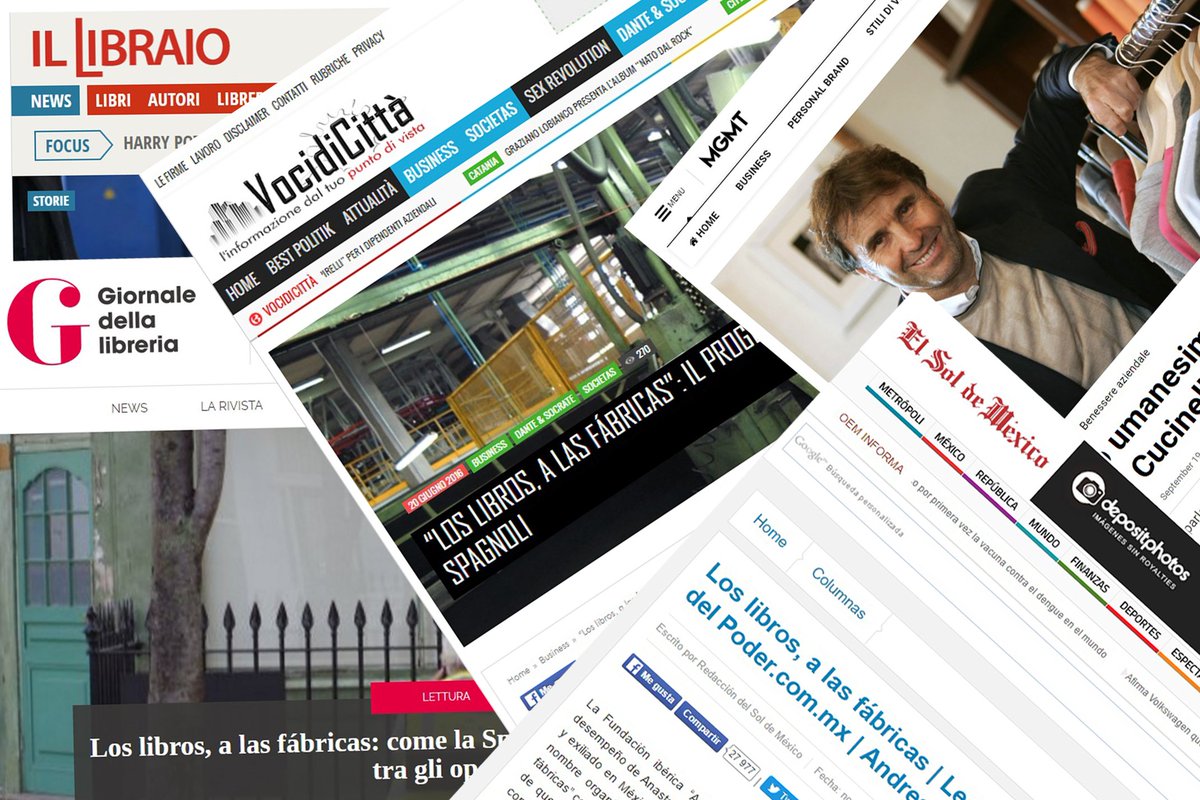 FundacionLito's tweet photo. «Los libros a las fábricas» traspasa fronteras. Información en medios extranjeros de la edición 2015.
https://t.co/ijoQjFrsOI https://t.co/EyIOT3AcwM