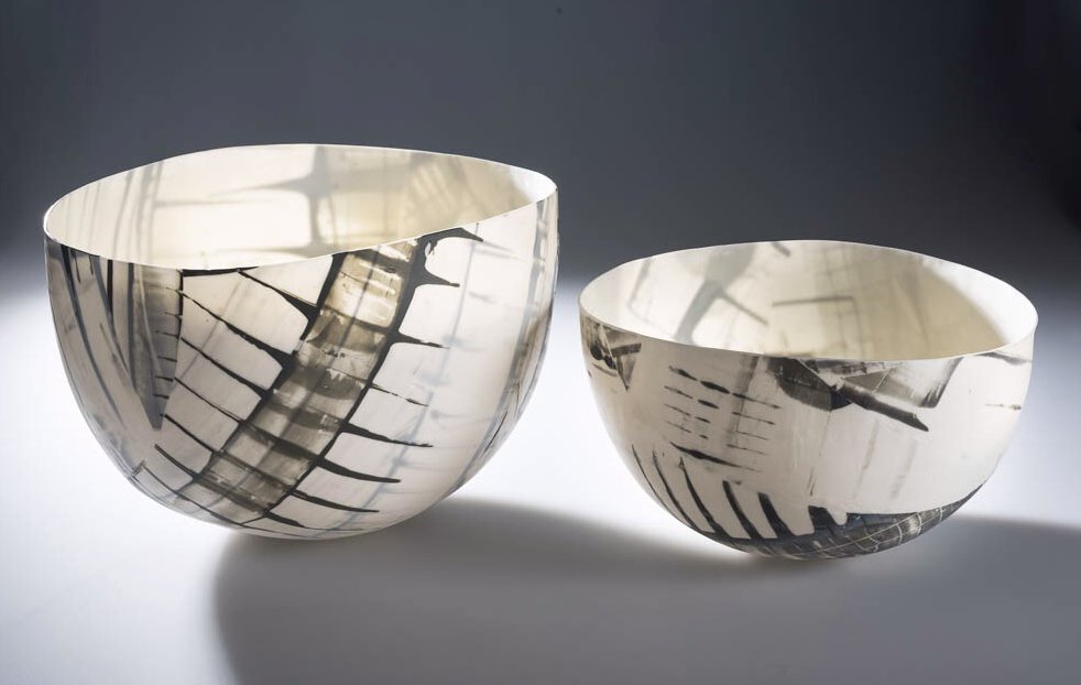 CraftNIGallery's tweet photo. New to our Shop/Gallery are these beautiful handmade, porcelain vessels by #AnneButlerCeramics https://t.co/yAUZ3RpE13