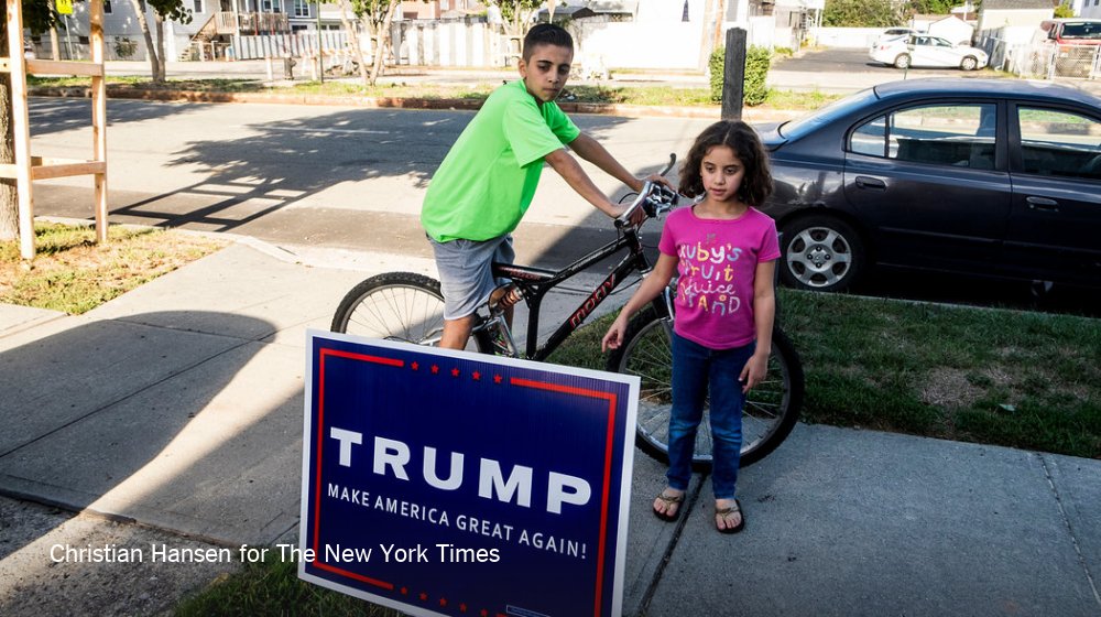 nytimes's tweet photo. "I had a scary dream about Donald Trump." Muslim parents face a tense election: https://t.co/PQW80g9vtn https://t.co/F4jZwhxMng