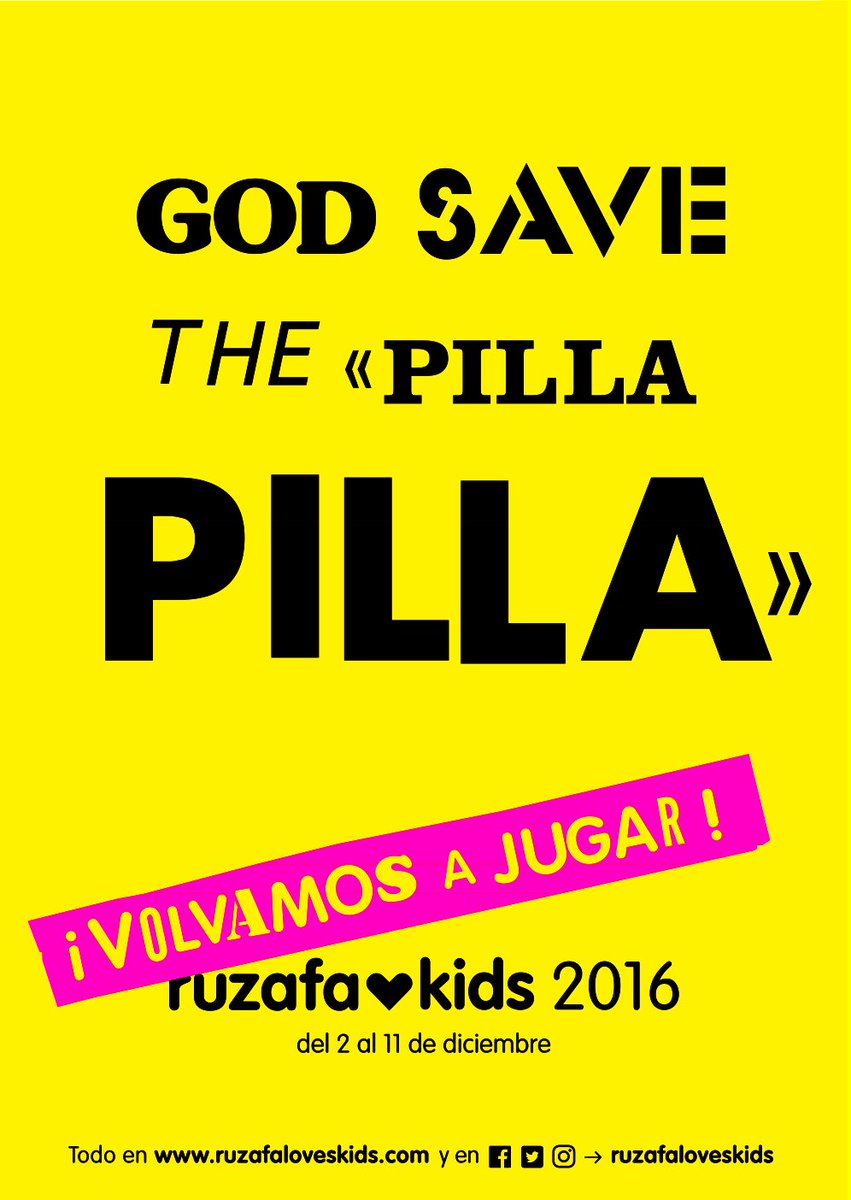 RuzafalovesKids's tweet photo. Ruzafa loves Kids 2016 tiene un objetivo muy claro. 
#VolvamosaJugar #RuzafalovesKids2016 https://t.co/8y7LTVFiMq