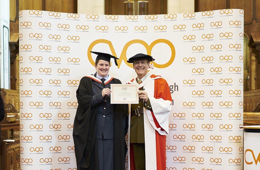 Flt Lt Liz Mockeridge of <a href="/612VGS/">612 VGS</a> at <a href="/RMASandhurst/">Royal Military Academy Sandhurst</a> on her Most Outstanding <a href="/cityandguilds/">City & Guilds</a> Affiliateship submission
cvqo.org/news/podcasts/…