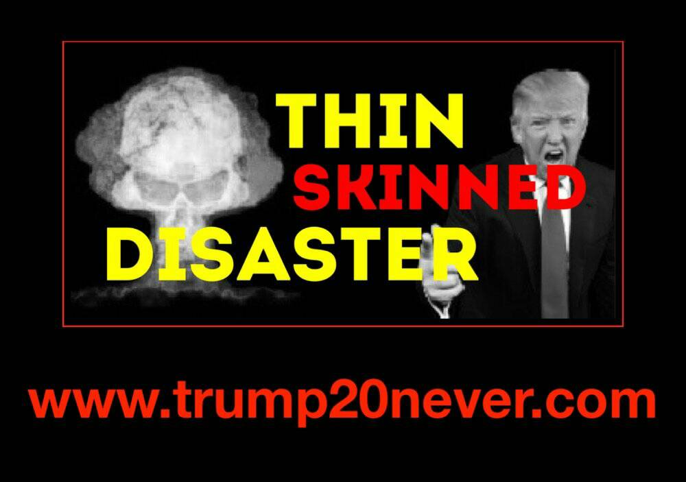 AntiTrumpTees's tweet photo. Morning Meme: I will Never vote for the Thin Skinned Disaster! Pass it on!!!
https://t.co/PQG0irewcO
#nevertrump #trump20never https://t.co/B4hxvkWSl7