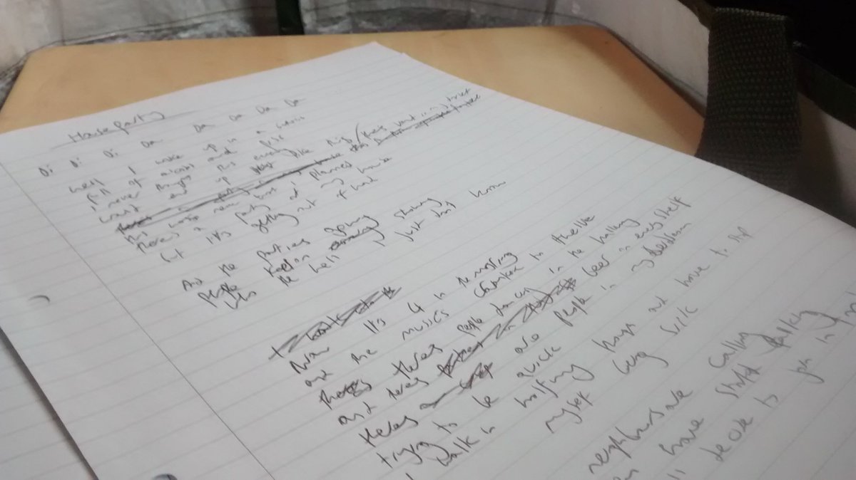 So excited to be back in the studio! Keep your ears peeled!