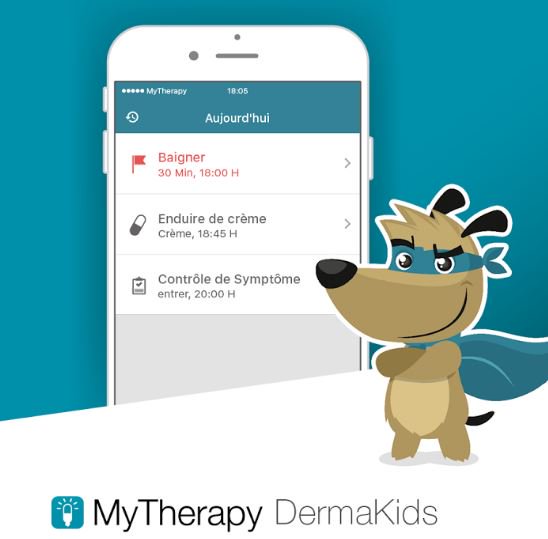 santelog's tweet photo. #MyTherapy #Dermakids: Une app mobile pour les enfants atteints de maladies cutanées - https://t.co/5EKZCqs3hk 
#santelog #ichthyose https://t.co/ThF5AUreTw