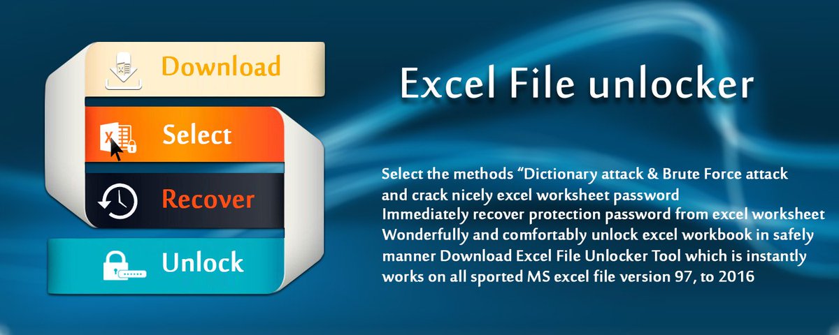 ExcelPasswordRe's tweet image. sourceforge.net/projects/excel… Best #excelunlocker Program to completely recover excel file protection password and remove Excel file password