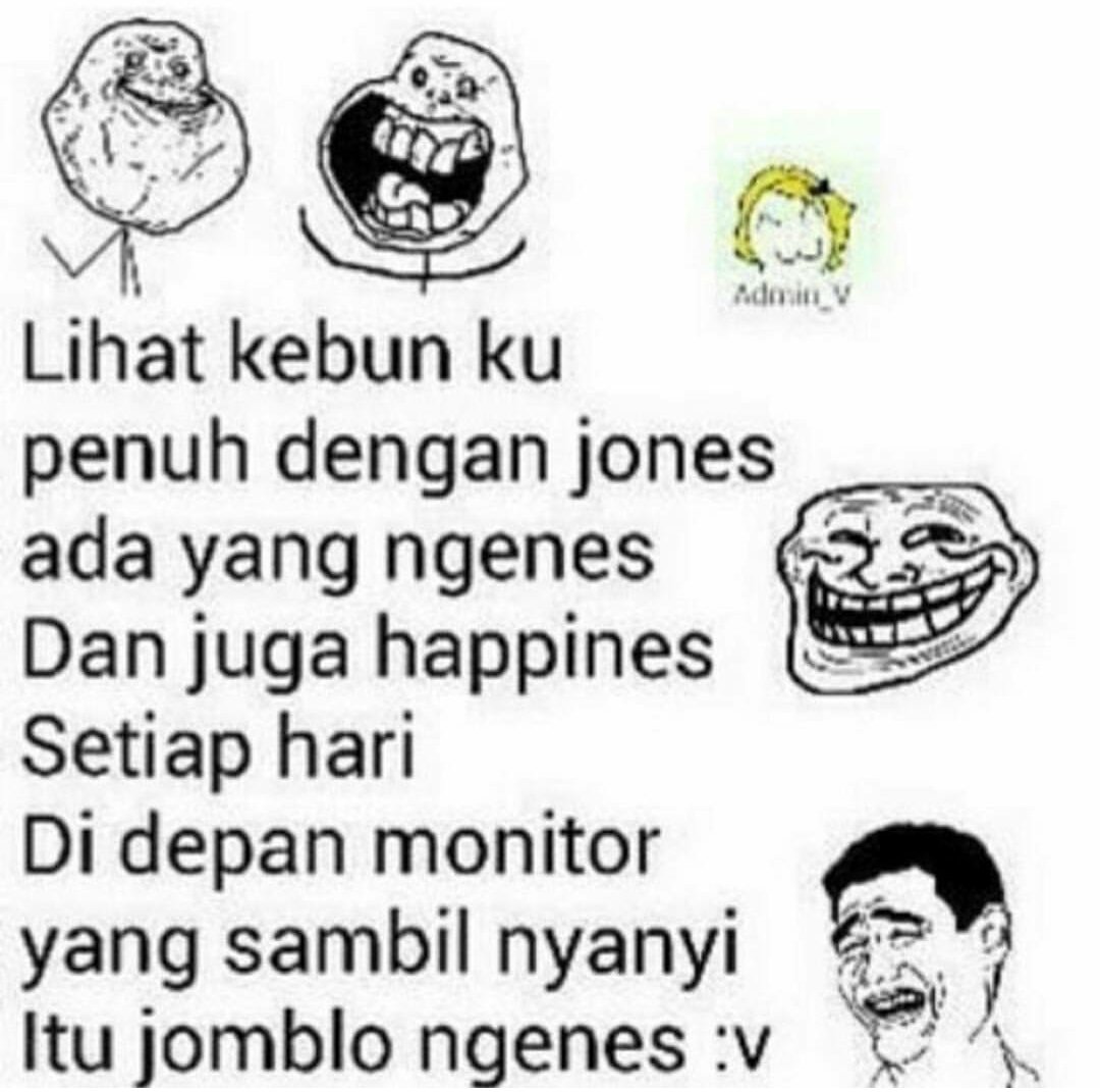 Meme Comic Indonesia On Twitter Jomblo Ngenes V Zon