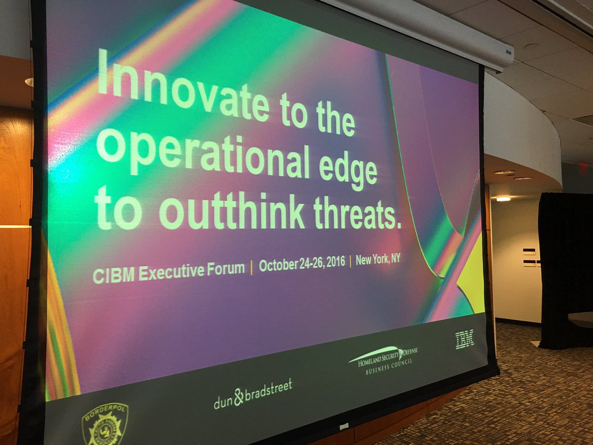 Mac690's tweet photo. Ready to start #2016cibm. Where Customs, Border &amp; Immigration leaders will share ideas on digital transformation. @IBMGovernment https://t.co/vbzGyE6ku7