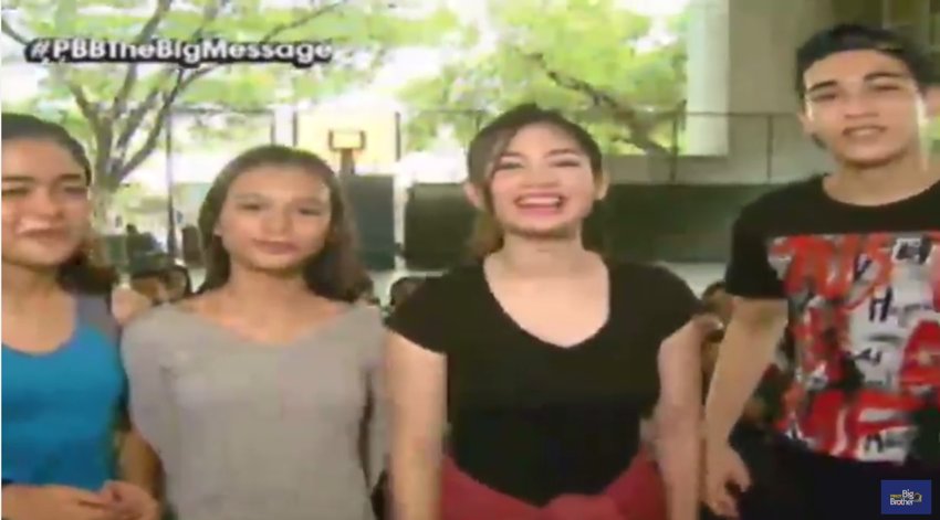 PBBabscbn's tweet photo. This morning's Zomba with the ex-Teen Housemates! #PBBTheBigMessage https://t.co/6LsImJpfU0