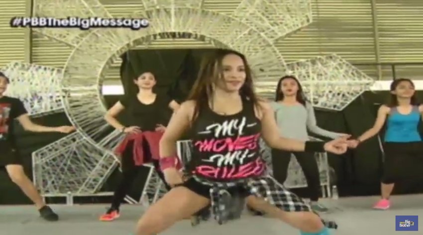 PBBabscbn's tweet photo. This morning's Zomba with the ex-Teen Housemates! #PBBTheBigMessage https://t.co/6LsImJpfU0