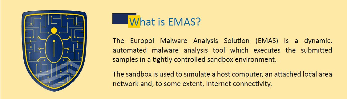 EC3Europol's tweet photo. #Today: presenting the @Europol #Malware Analysis Solution (EMAS) to #lawenforcement participants from #EU and beyond at 1st EMAS Workshop https://t.co/Am2aJxSswH