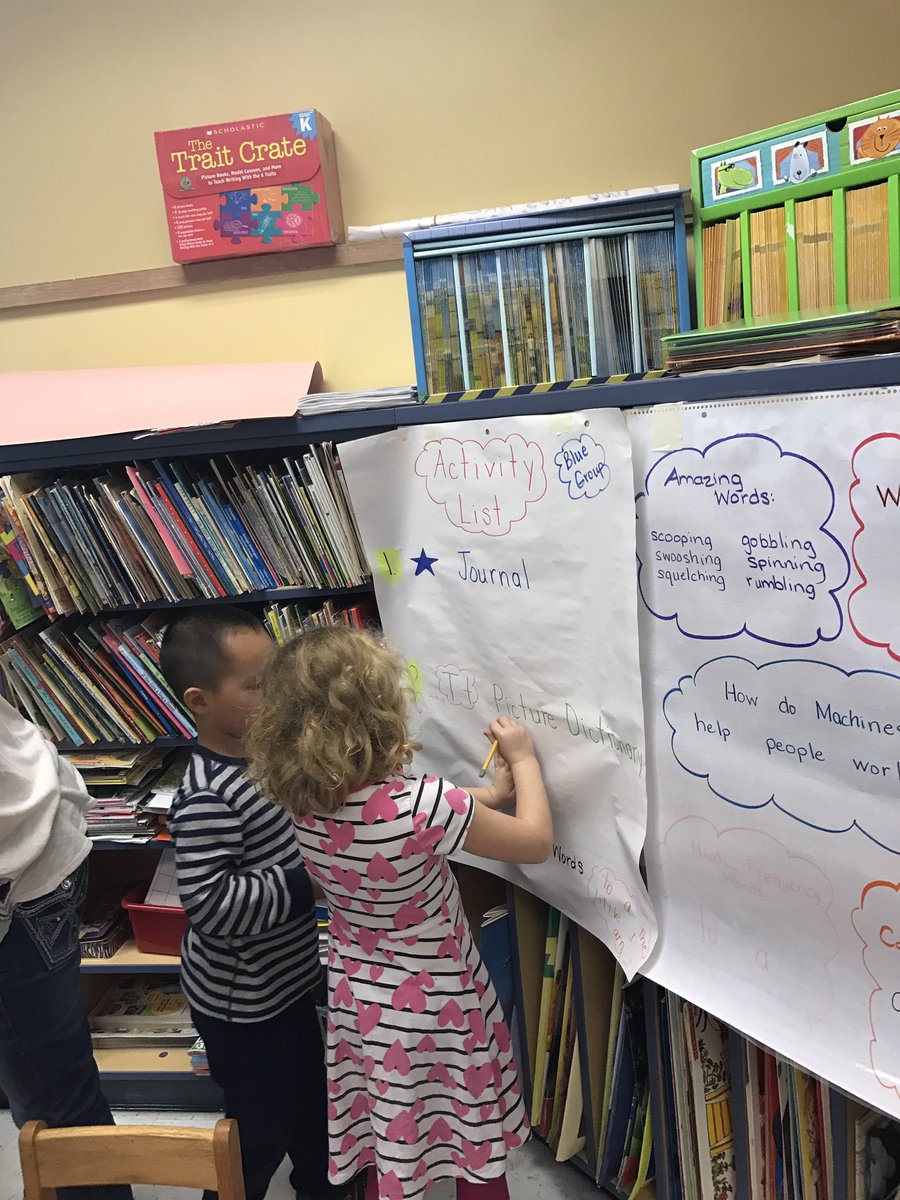 ToddNewsBMUFSD's tweet image. Mrs. Seligson&apos;s K Students #LATIC Using an #ActivityList #resourcetable #smallgroupwork @ChrisFreisen @IDECorp @nsulla @SuperKaish