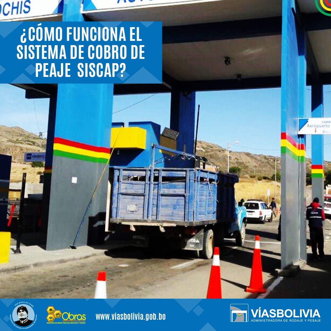 ViasBoliviaNal's tweet photo. Conoce el funcionamiento del #SISCAP Sistema de Cobro Automatizado de #Peaje https://t.co/sw1MZfkwpS @mopsv_bolivia @mincombolivia https://t.co/TmQ4pzx9Zo