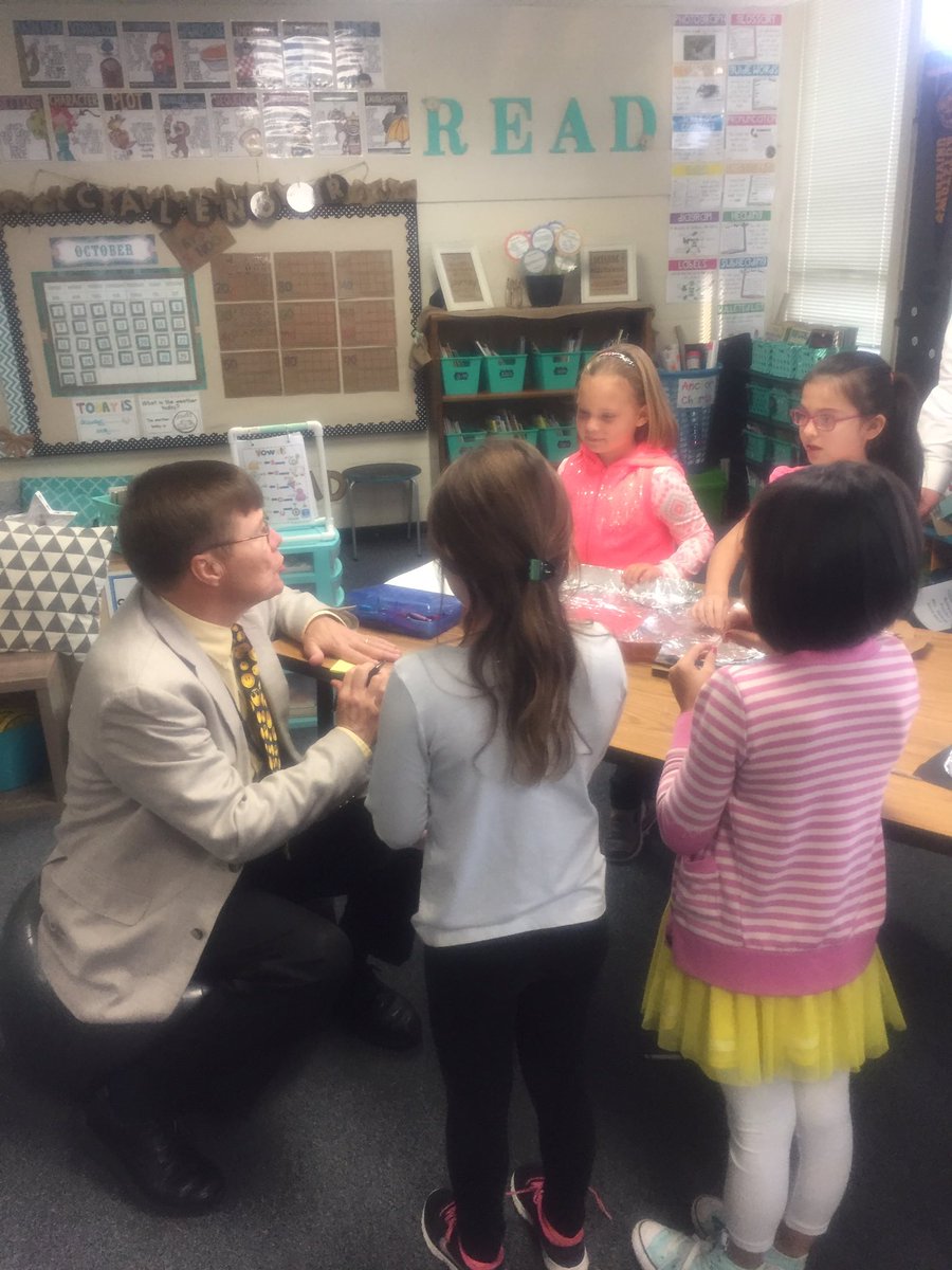 KMRawlston's tweet photo. Dr. Bob asks "Can girls be scientists too?" ABSOLUTELY! This all girl group of engineers rock! #thinkmakeimprove @CarthageES @MCSDigital https://t.co/fIZ7PMcYMq
