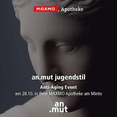 Entdecken Sie das Wesen der Schönheit: beim an.mut jugendstil Abend am 28.10. in der MAXMO Apotheke am #Minto in #Moenchengladbach #kosmetik