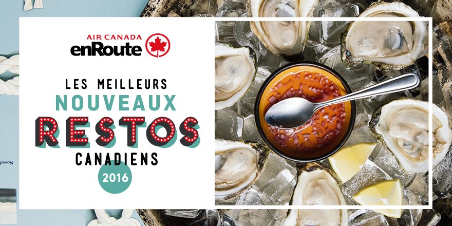 Les meilleurs nouveaux restos canadiens: le top 10 est maintenant en ligne! Voyez la liste: bit.ly/2eiGegS #enRouteTop10