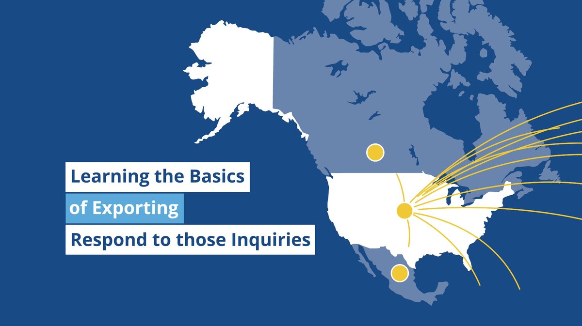 loudoun's tweet image. Small US business looking to get #ReadyToExport? Watch @ExportGov’s #ExportVideo series here: bit.ly/2dRLxlG #guide2exporting
