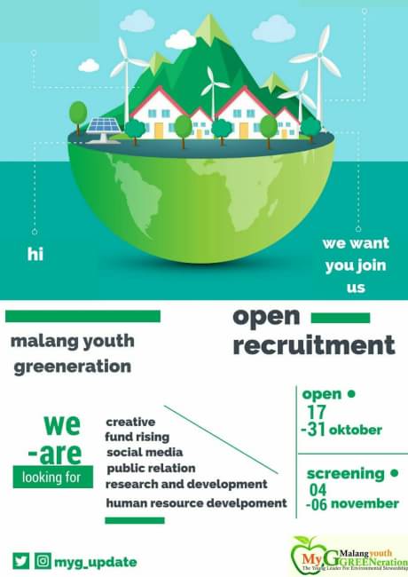 Nggak bosen-bosen nya kita ngingetin nih. Kuy join bersama keluarga Malang Youth Greeneration. Cara nya?
docs.google.com/forms/d/e/1FAI…