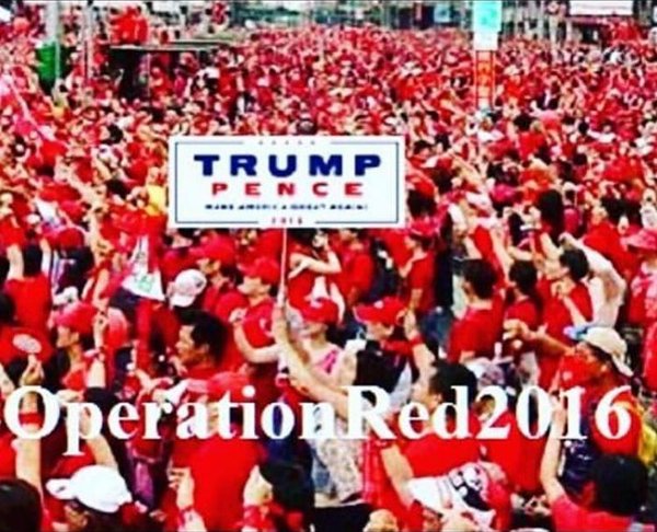 VincentArnoux's tweet photo. #OPERATIONRED2016 #MAGA #crookedhillary #draintheswamp #duckhillary https://t.co/sISTGvsLmv