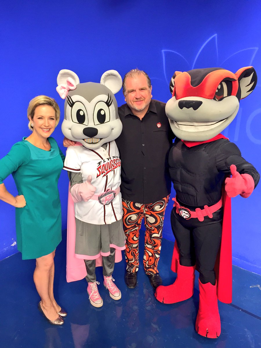 Nutzy, Nutasha, <a href="/tweetparney/">Parney</a> and <a href="/jessicanollrva/">Jessica Noll</a> on Virginia This Morning! #GoSquirrels