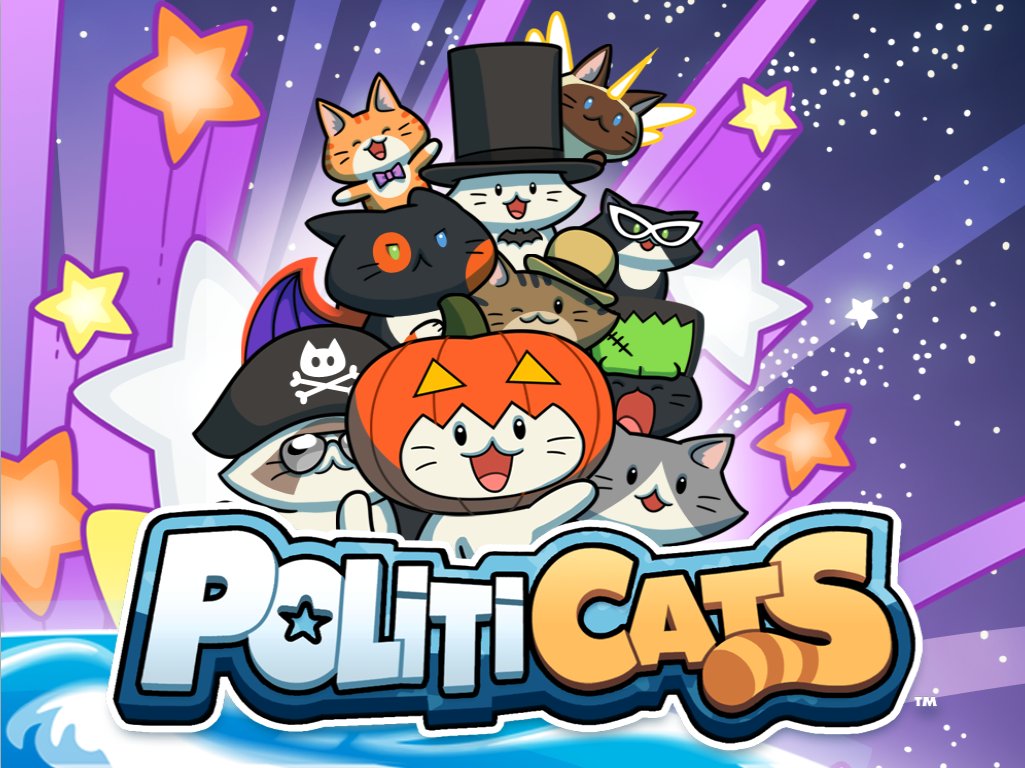 thetaplab's tweet photo. A very SPOOKY PolitiCats update is here: dress up your cat in Halloween costumes (furs, hats, &amp; wings): https://t.co/mySrZrP7vF #politicats https://t.co/2f0KDzIvHY