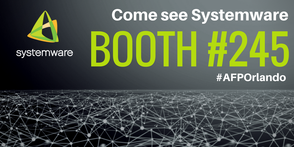 MarkASeeley1's tweet photo. Come see us at #AFPOrlando #Booth245 Oct 23-26 at the @AFPonline  Annual Conference! @ChiappeAndrea @AlanBeaney via  https://t.co/U2ZUmyBDFJ https://t.co/5Mie6SJ89D