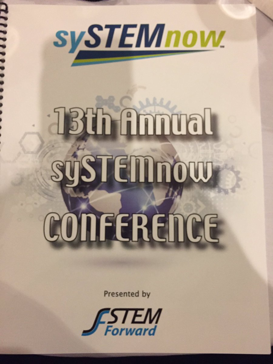 jenniferklawler's tweet photo. My tweets today are coming from the #sySTEMnow16 conference in Milwaukee, WI. #keeptheminSTEM https://t.co/bFbxXpmRqq